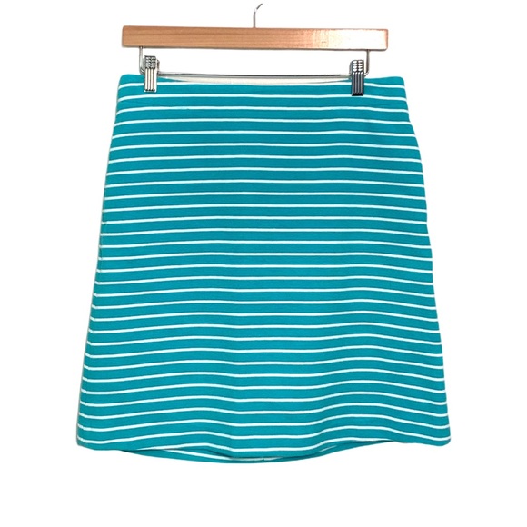 Talbots Petite Blue White Striped Pencil Skirt Sz 6 Petite Coastal Summer - Picture 1 of 13